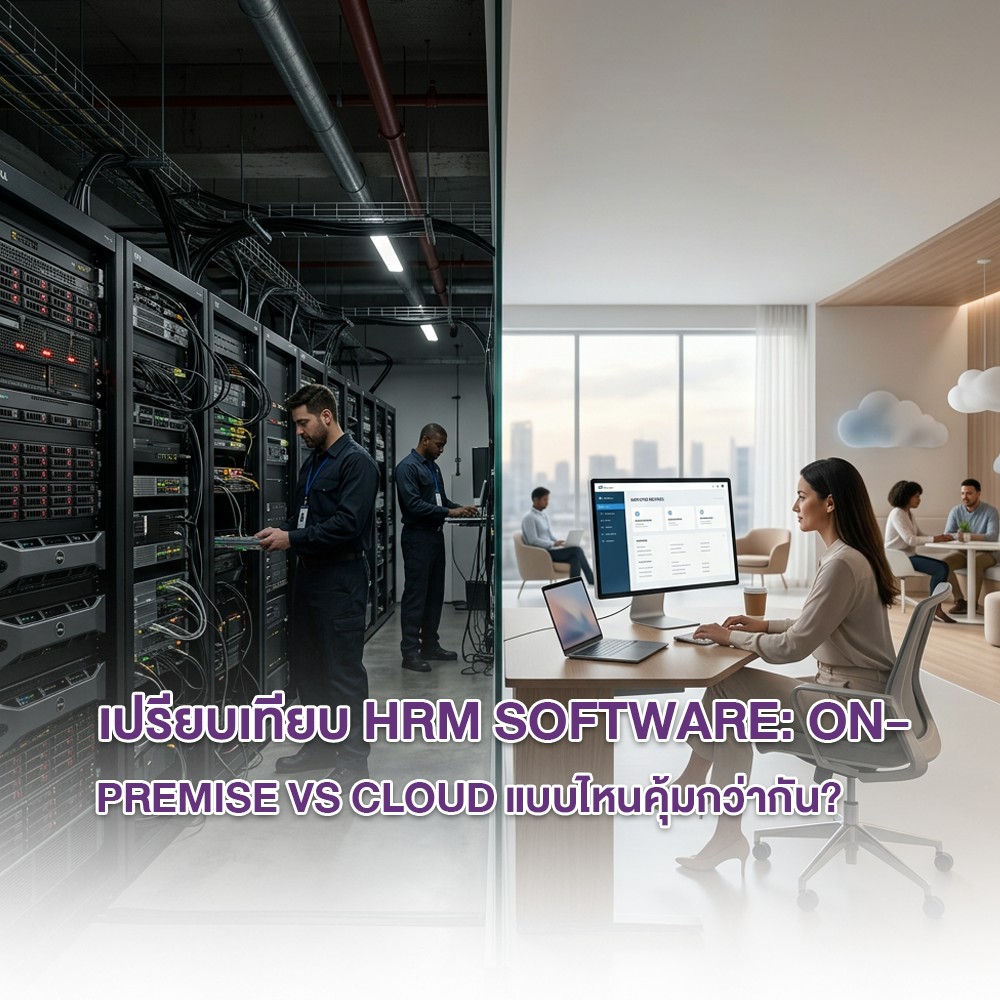 เปรียบเทียบ HRM Software: On-Premise vs Cloud แบบไหนคุ้มกว่ากัน?