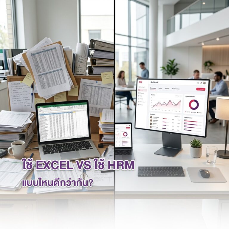 ใช้ Excel vs ใช้ HRM แบบไหนดีกว่ากัน? เจาะลึกความคุ้มค่าเพื่อการบริหารคนยุค 2026