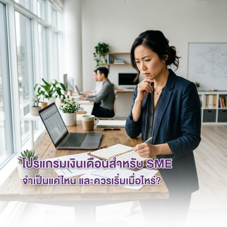โปรแกรมเงินเดือนสำหรับ SME จำเป็นแค่ไหน?