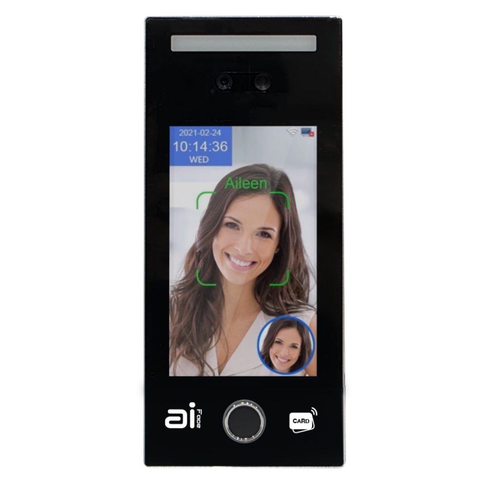 Ai Face AI-005 เครื่องสแกนใบหน้าเปิดประตู นิ้ว บัตร